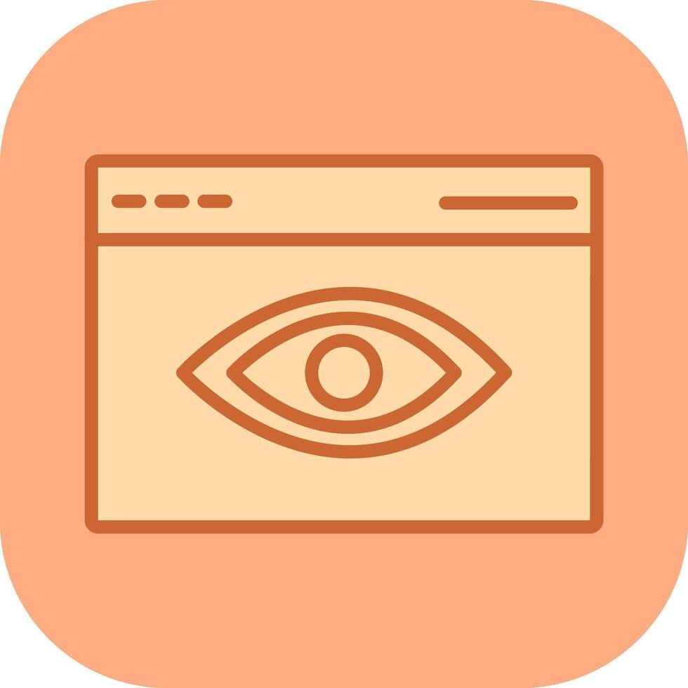 Web Visibility Vector Icon
