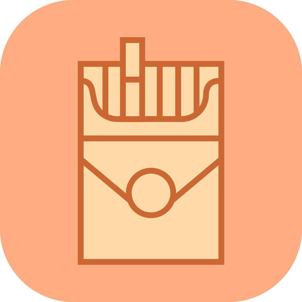 Cigarette Pack Vector Icon