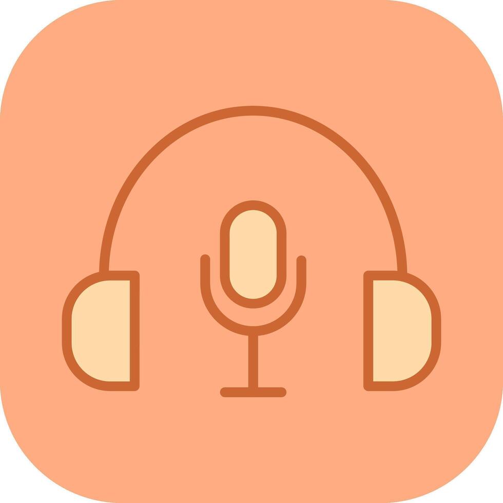 icono de vector de podcast