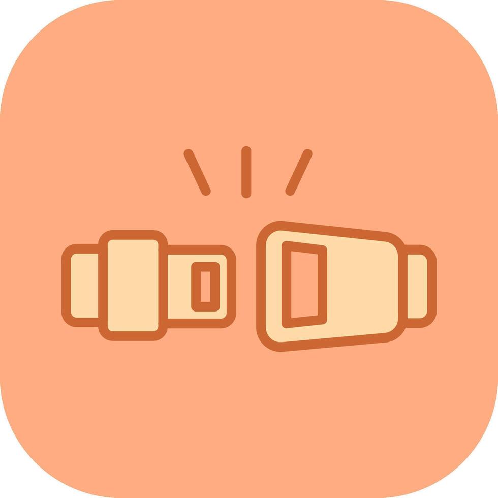 Seat Belt Vector Icon