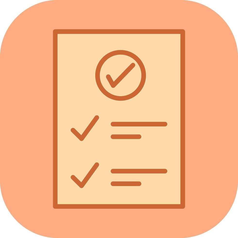 Check Up List Vector Icon