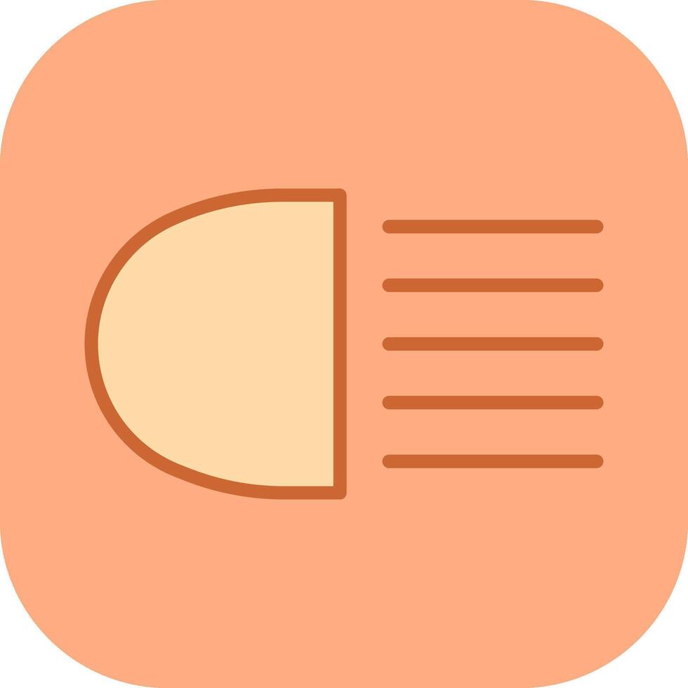 Headlight Vector Icon