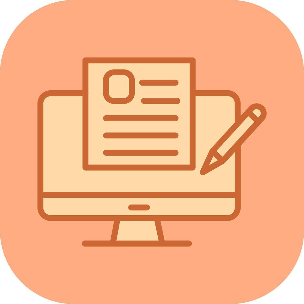 Blog Vector Icon
