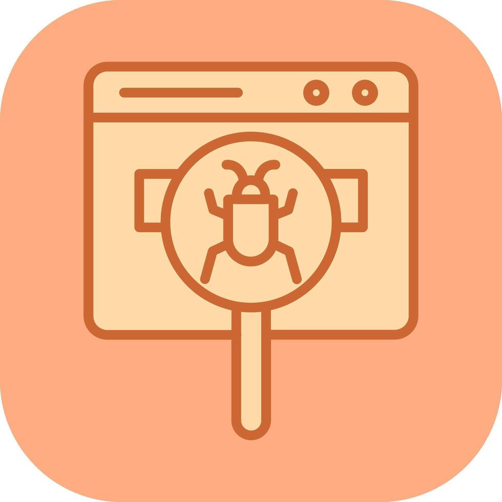 Web Bug Vector Icon