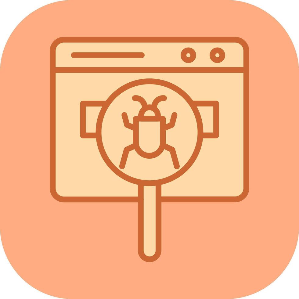 Web Bug Vector Icon