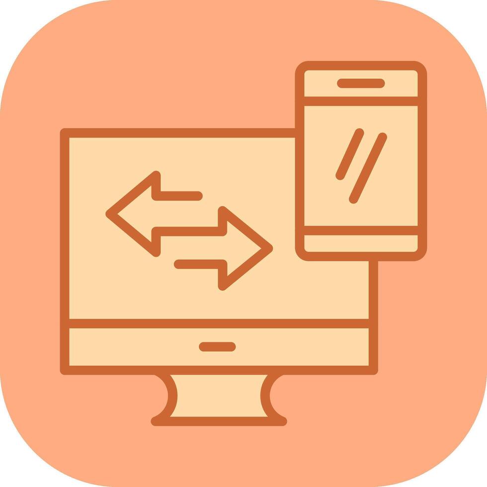 Data Synchronization Vector Icon