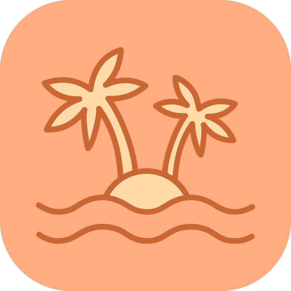 Island Vector Icon