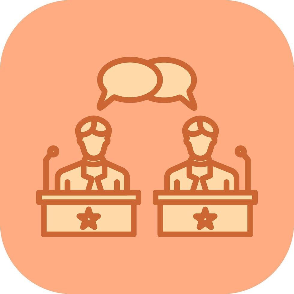 Debate Vector Icon