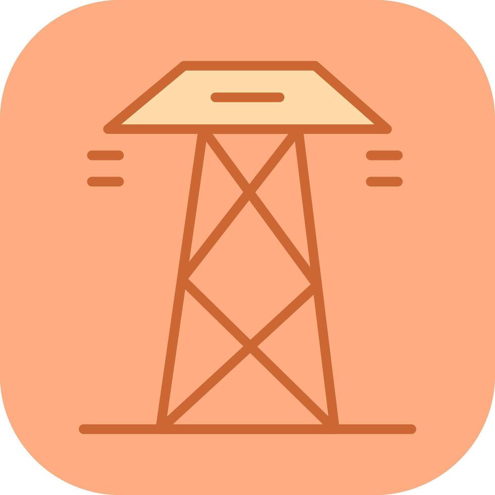 Power Line Vector Icon