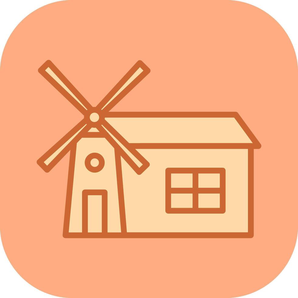 Windmill Vector Icon