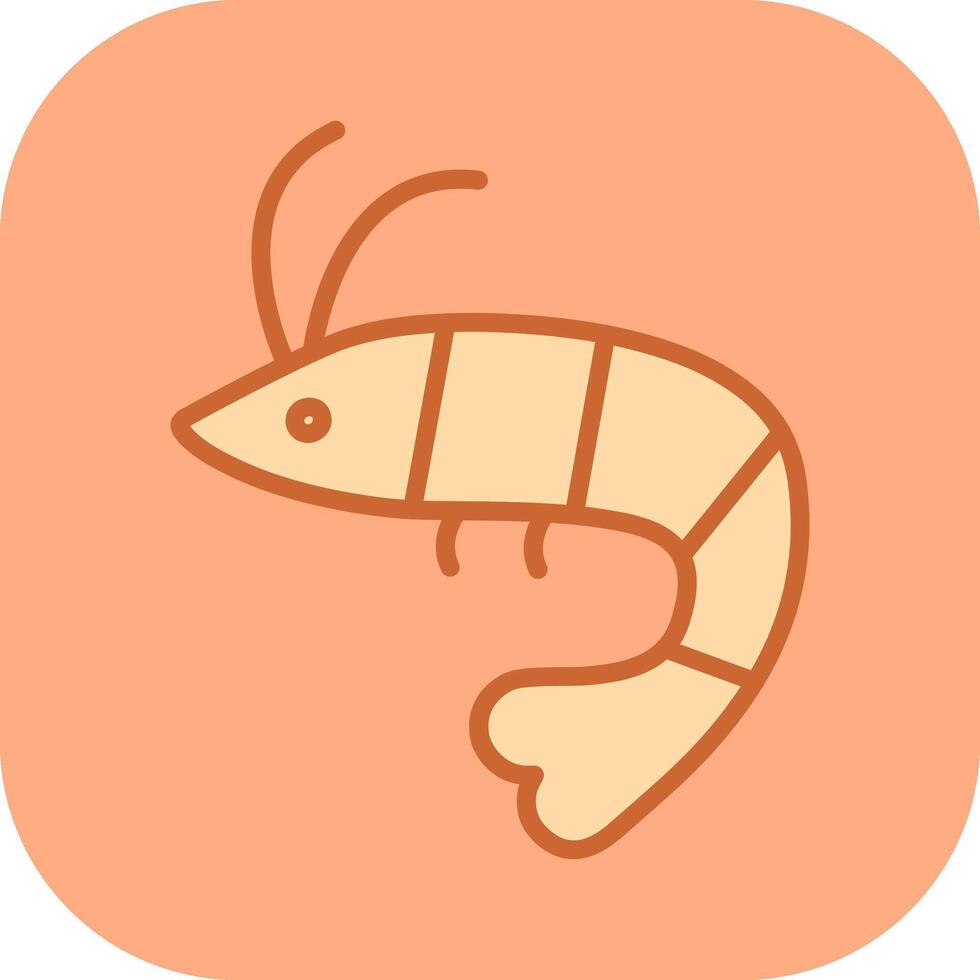 Shrimp Vector Icon