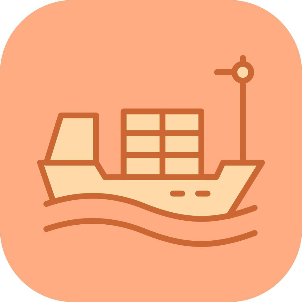 Cargo Ship I Vector Icon