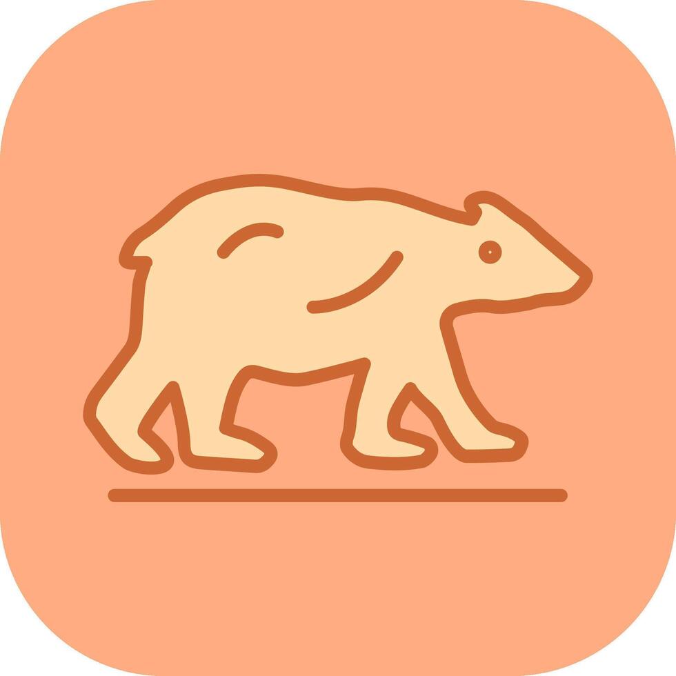 Polar Bear Vector Icon