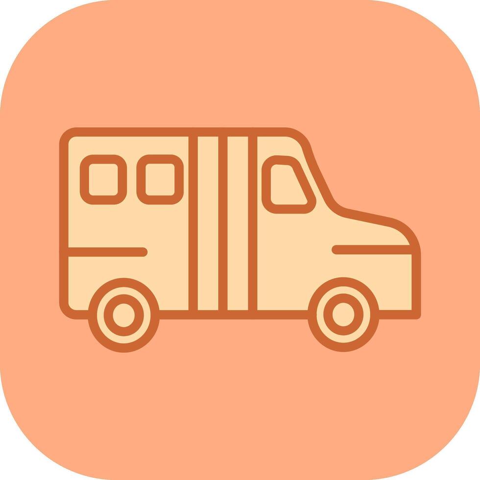 School Bus Vector Icon