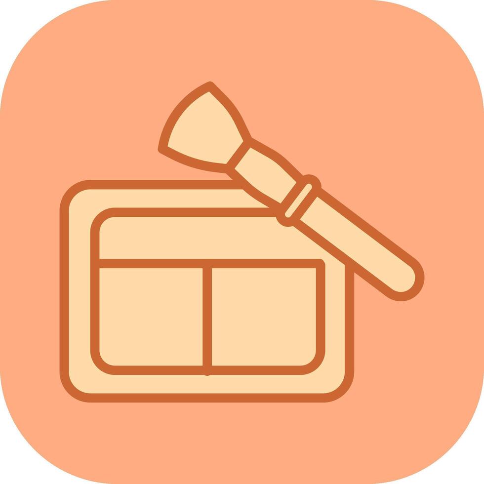 Blushon Brush Vector Icon