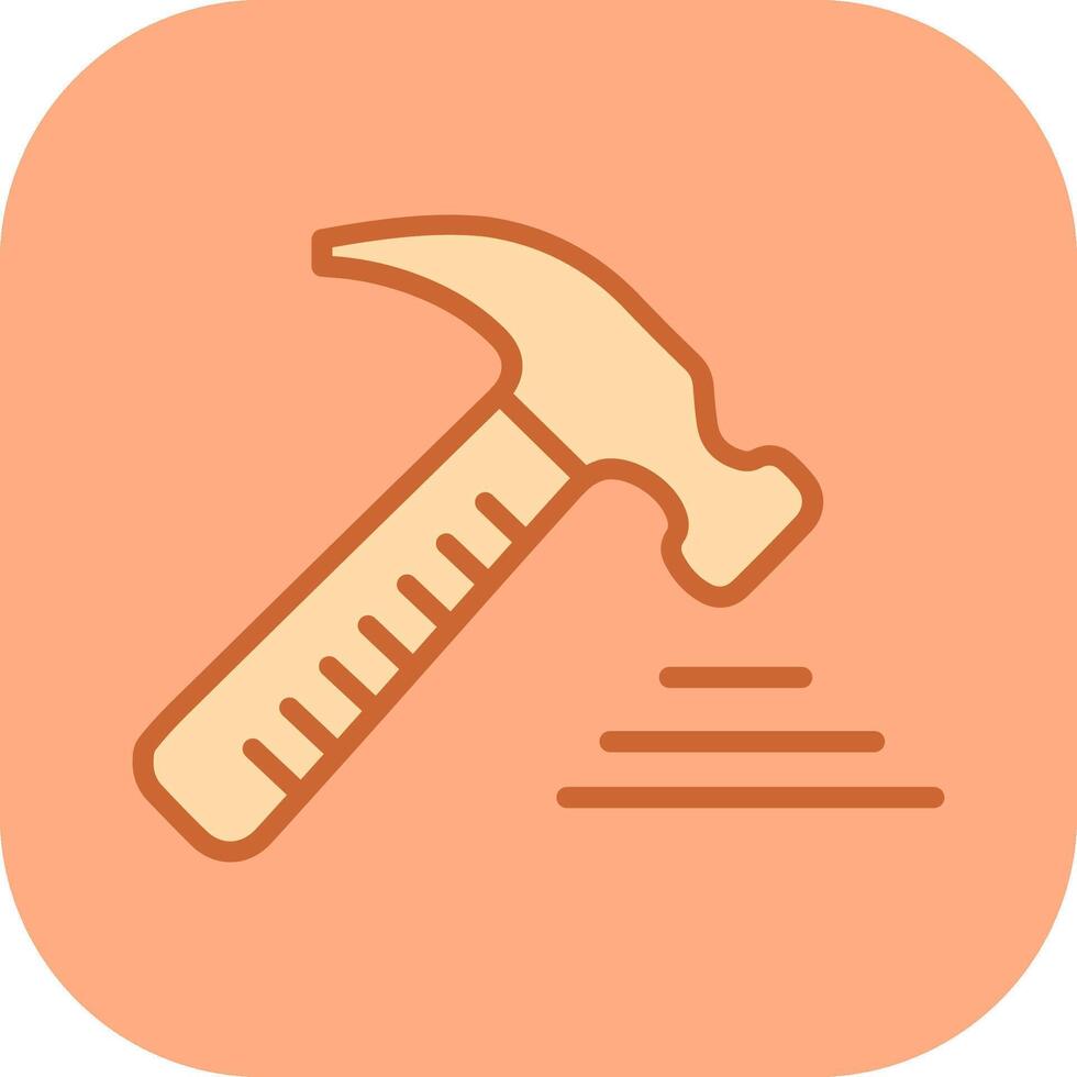 martillo herramienta vector icono