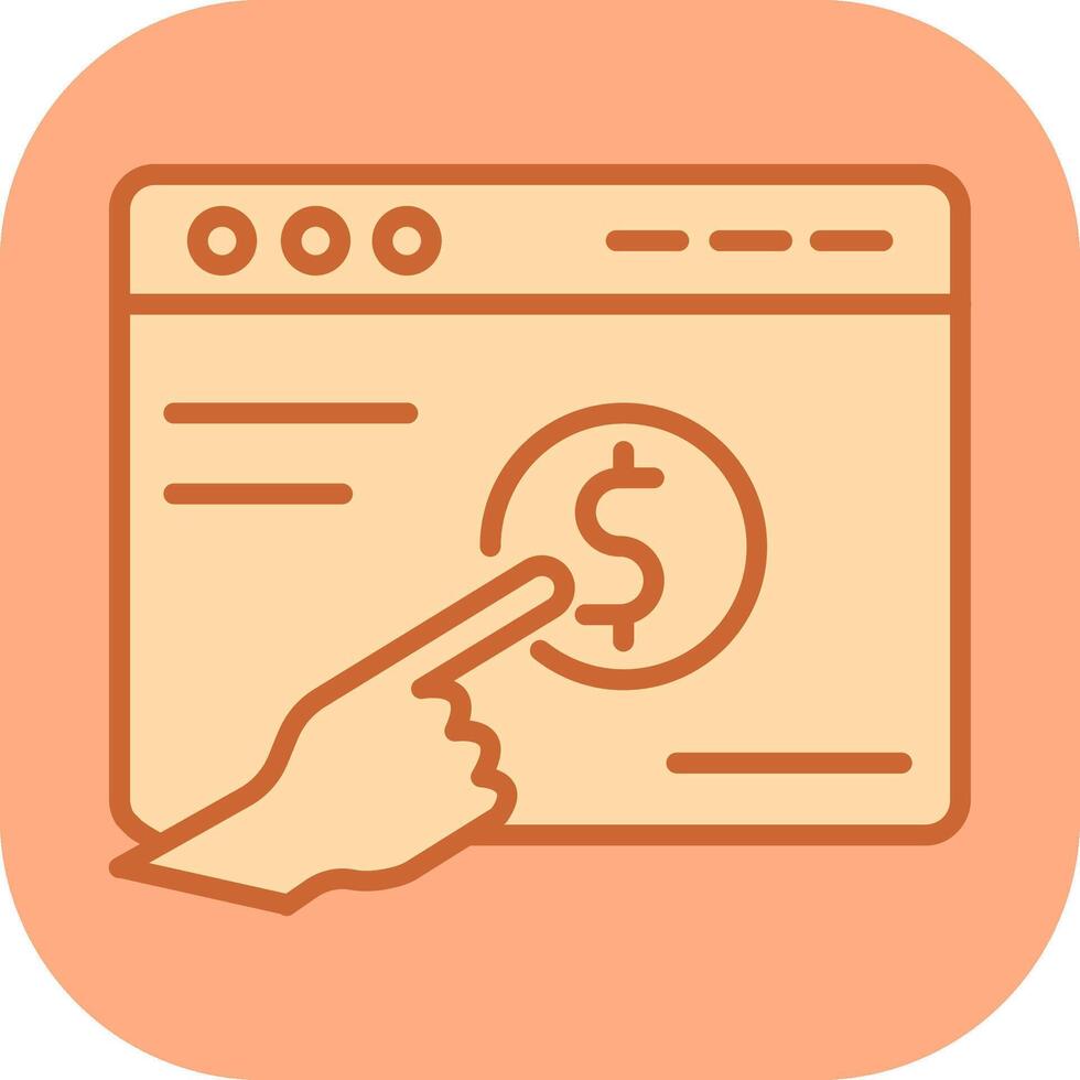 Pay Per Click Vector Icon