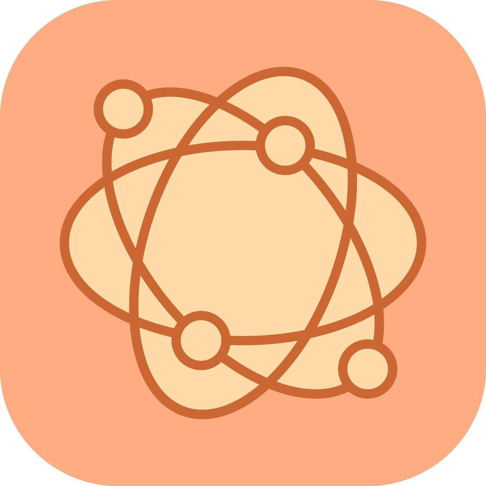 Atomic Structure Vector Icon