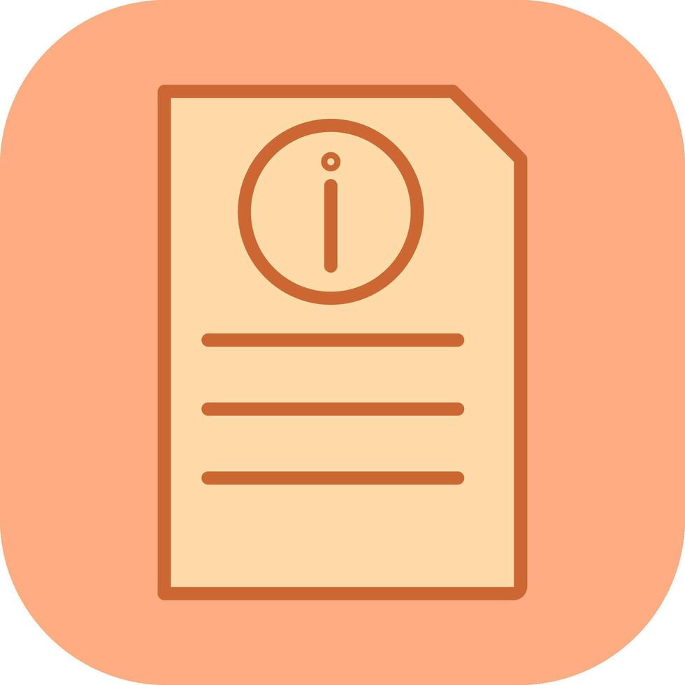 Information Document Vector Icon