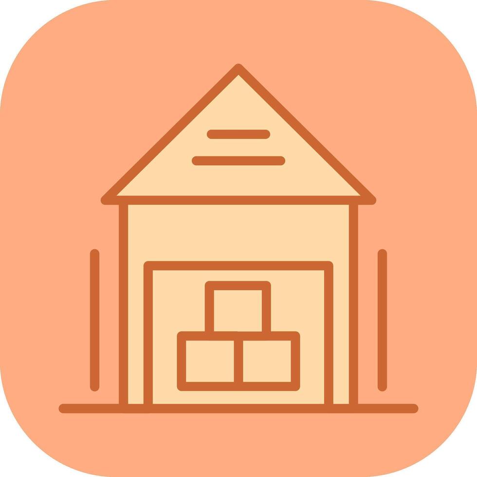 Warehouse Vector Icon