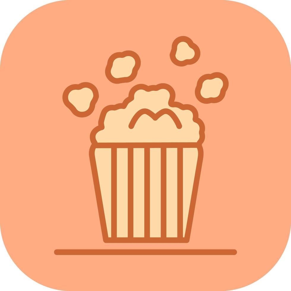 Popcorn Vector Icon