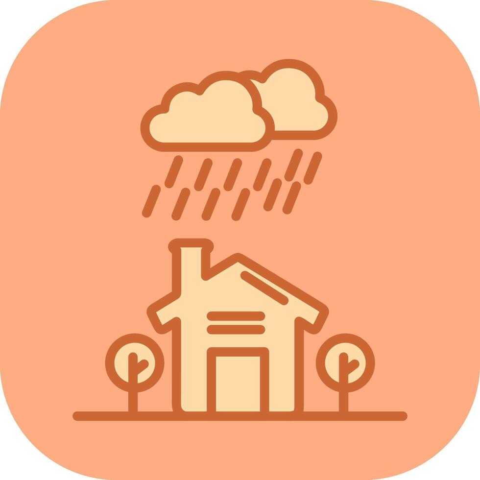 Rain Vector Icon