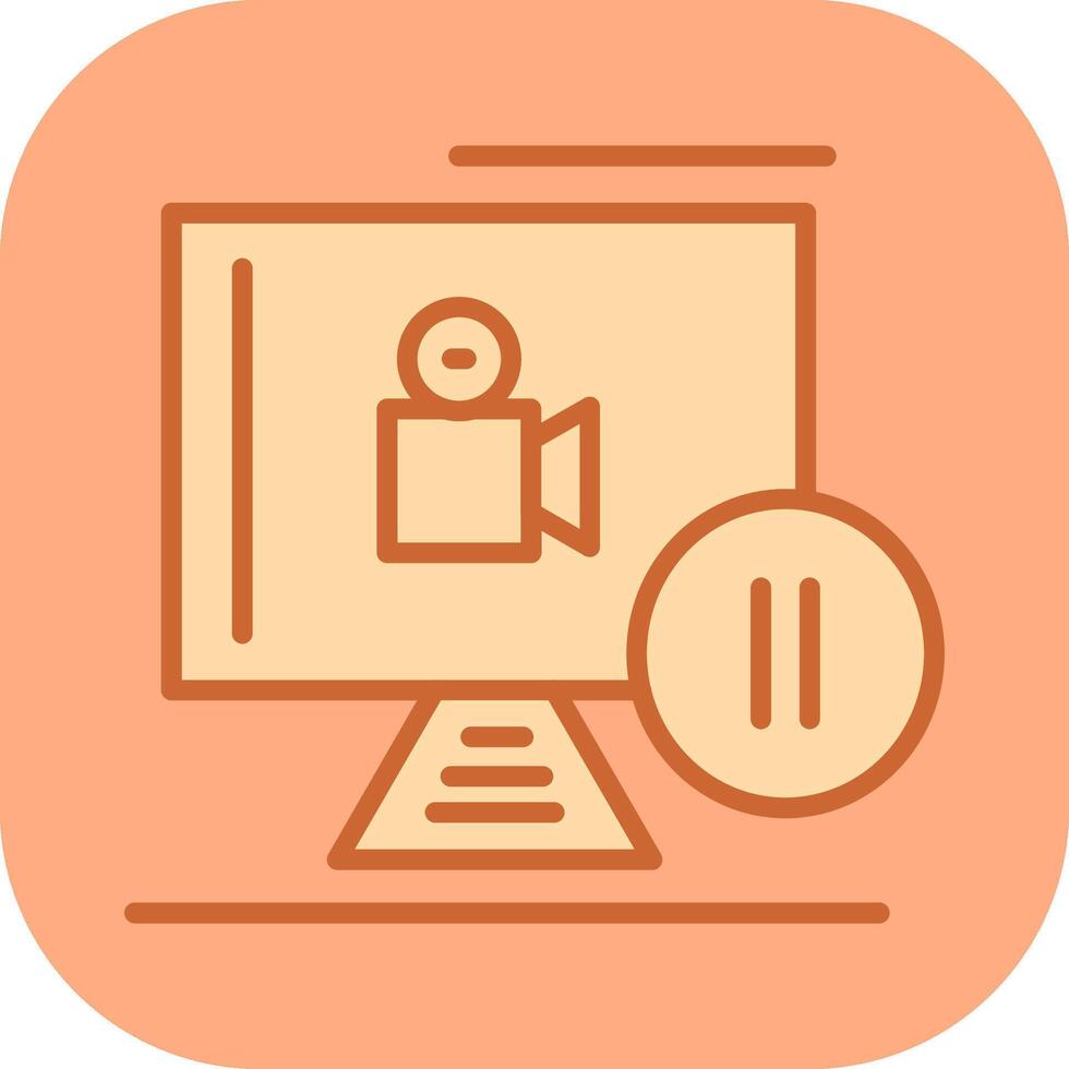 Pause Button Vector Icon