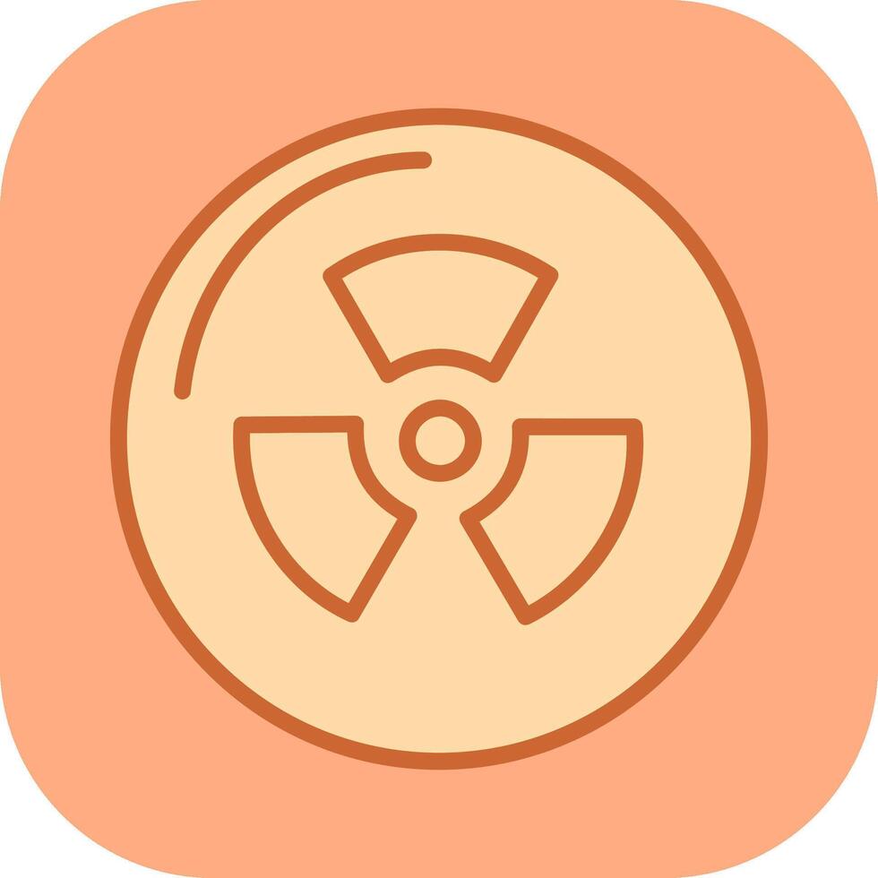 Radiation Vector Icon