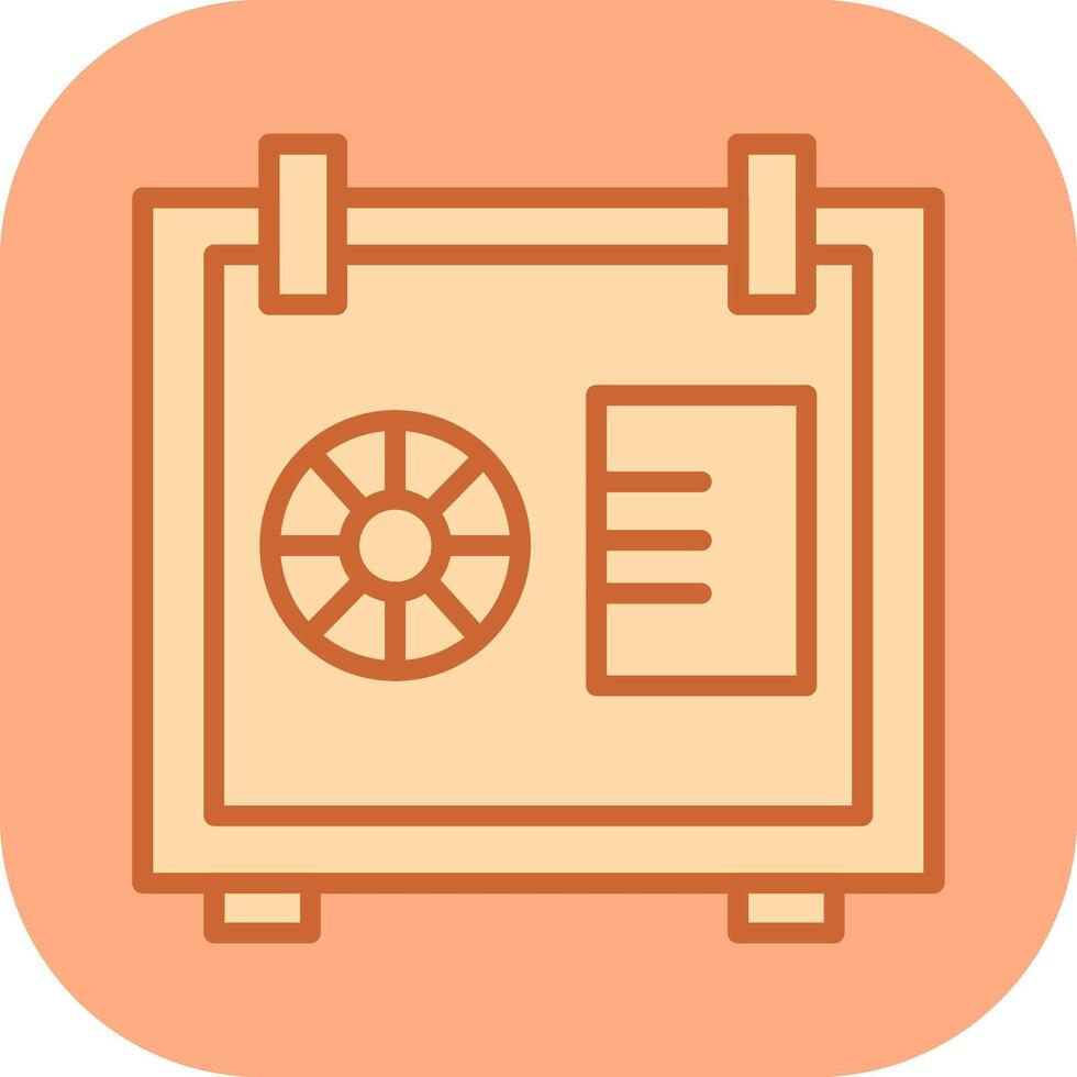 Safe Box Vector Icon