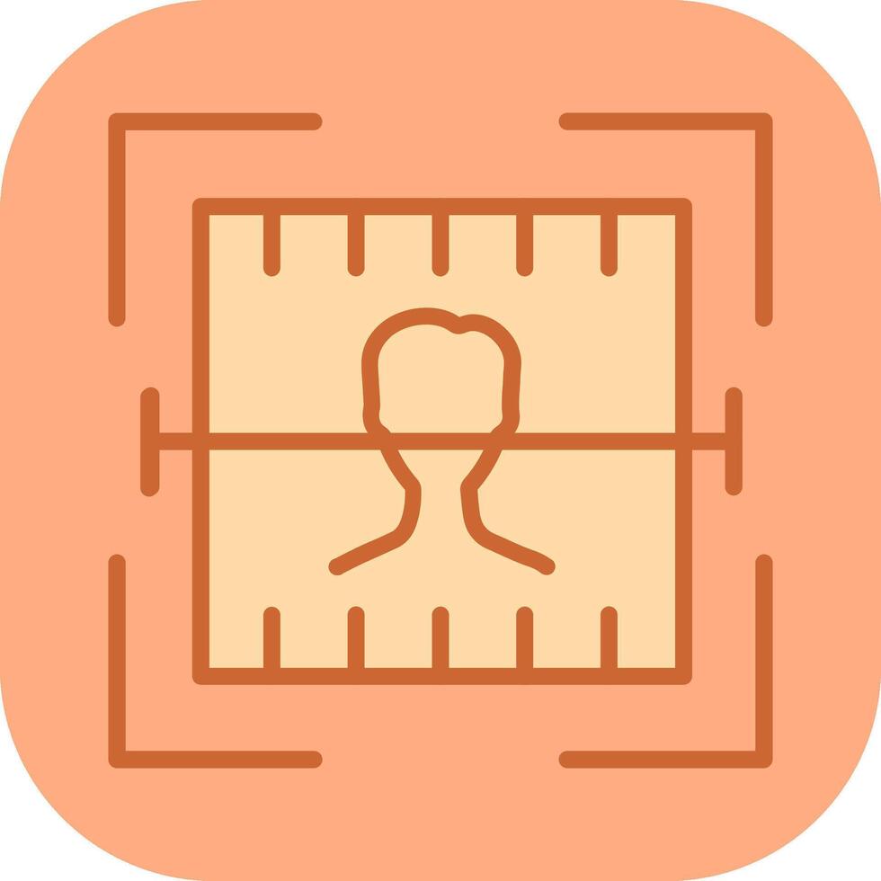 Face Scan Vector Icon