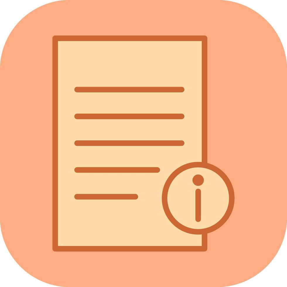 Information Document Vector Icon