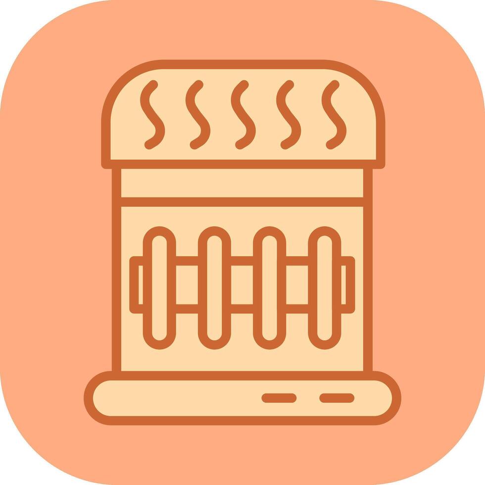 Gas Heater Vector Icon