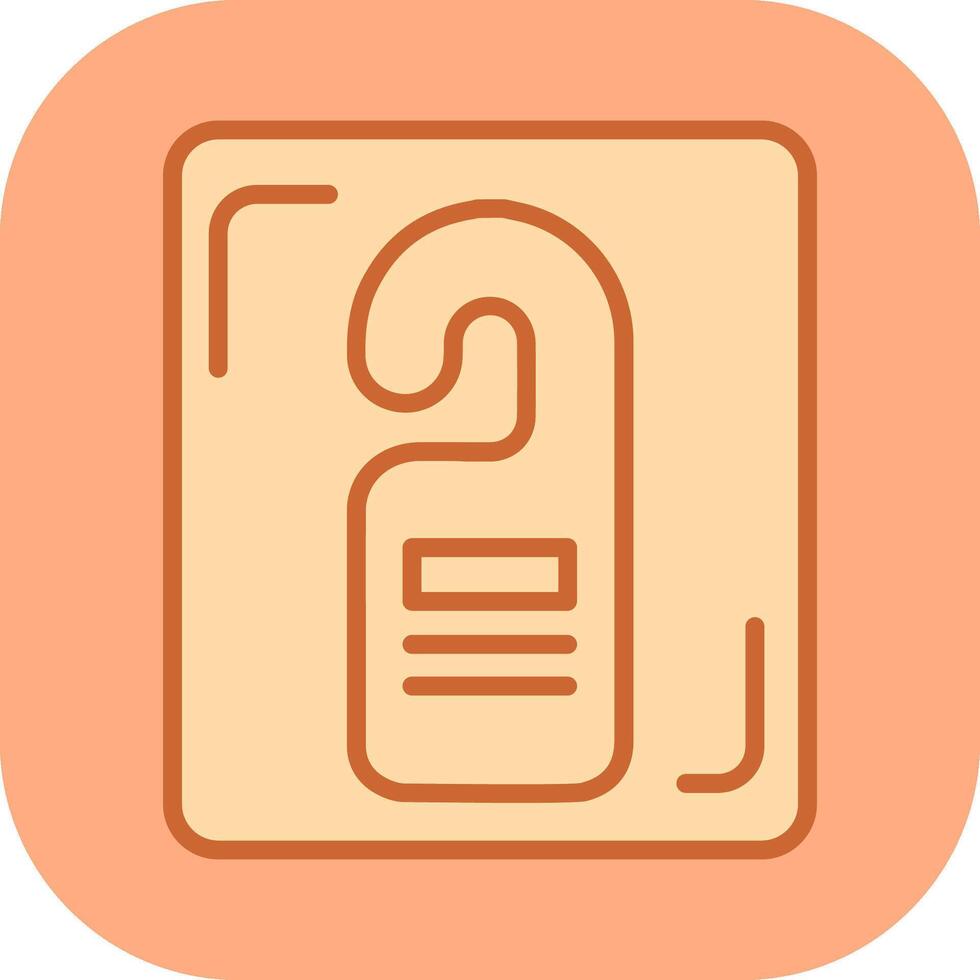 Door Hanger Vector Icon