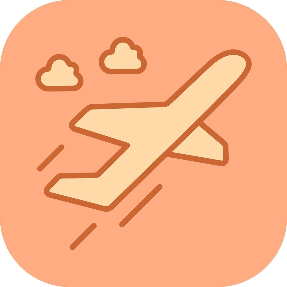 Flight Takeoff Vector Icon