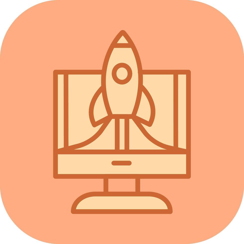 Business Launch Vector Icon