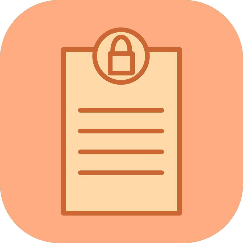 Privacy Page Vector Icon