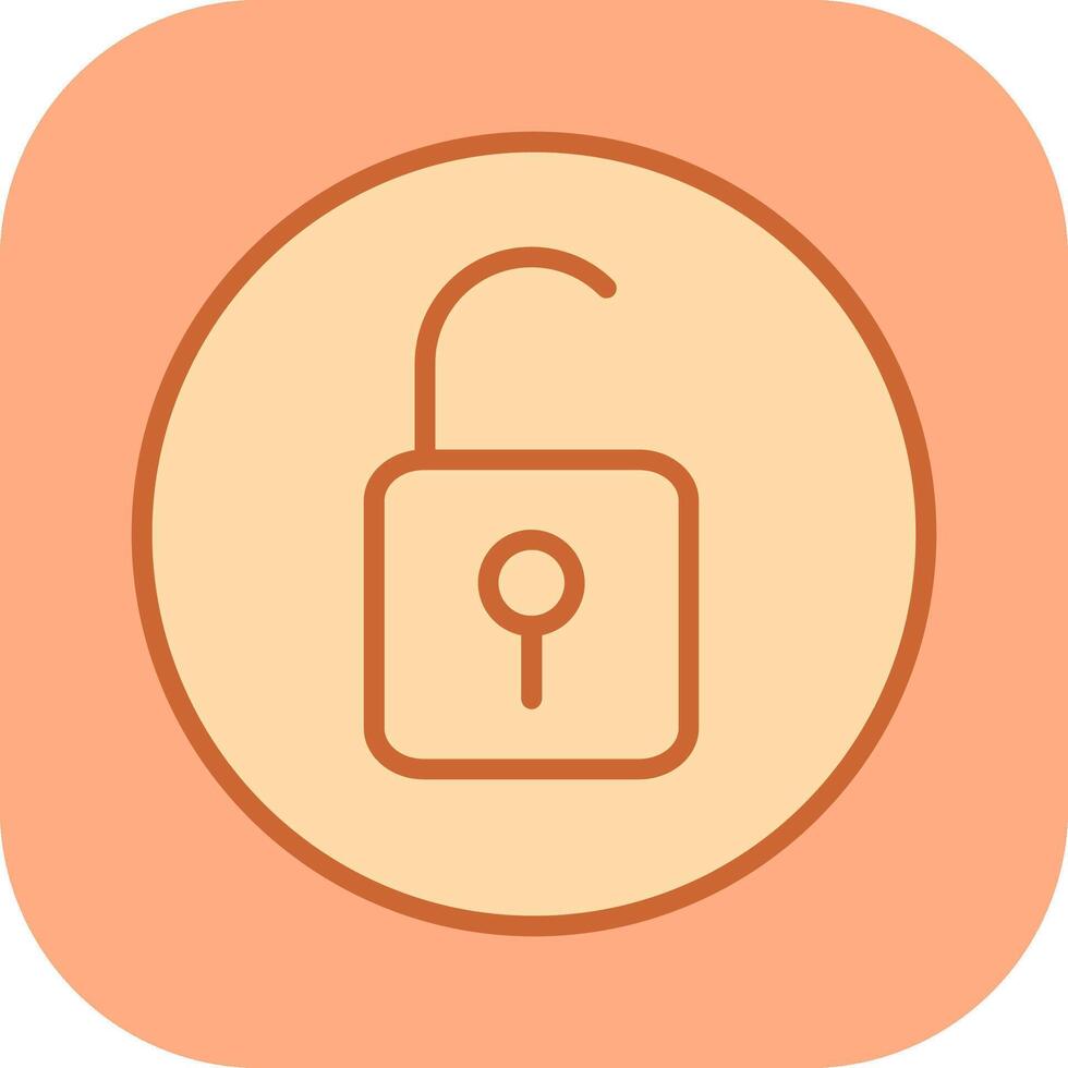 Open Lock II Vector Icon