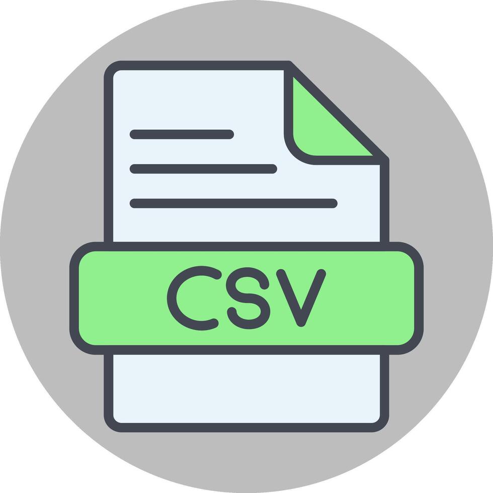 CSV Vector Icon