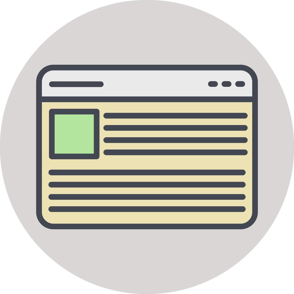 Blogging Services Vector Icon