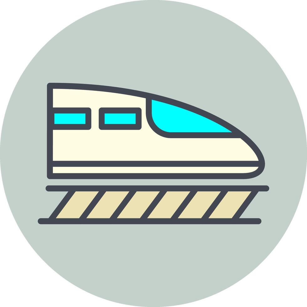 icono de vector de tren