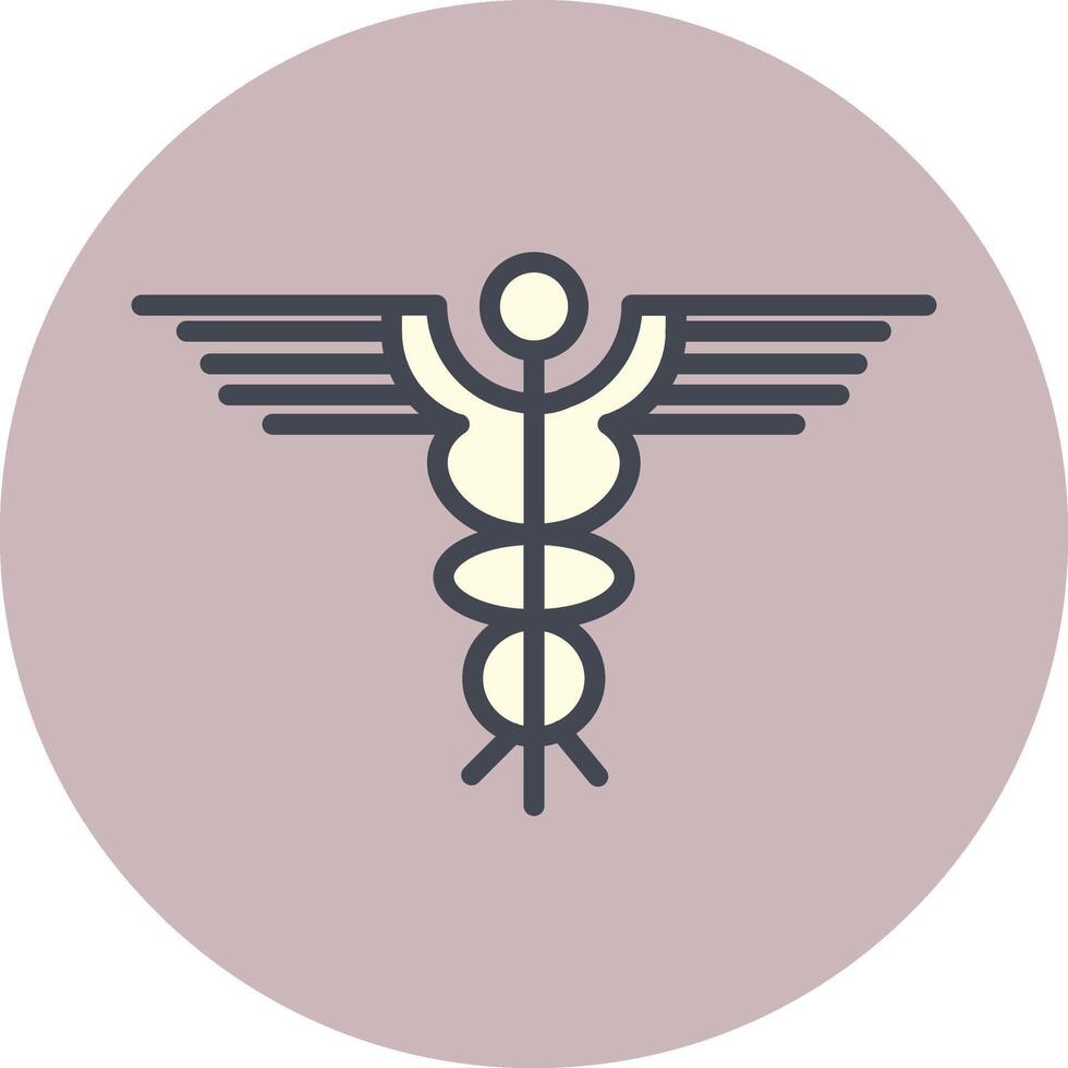 Caduceus Vector Icon