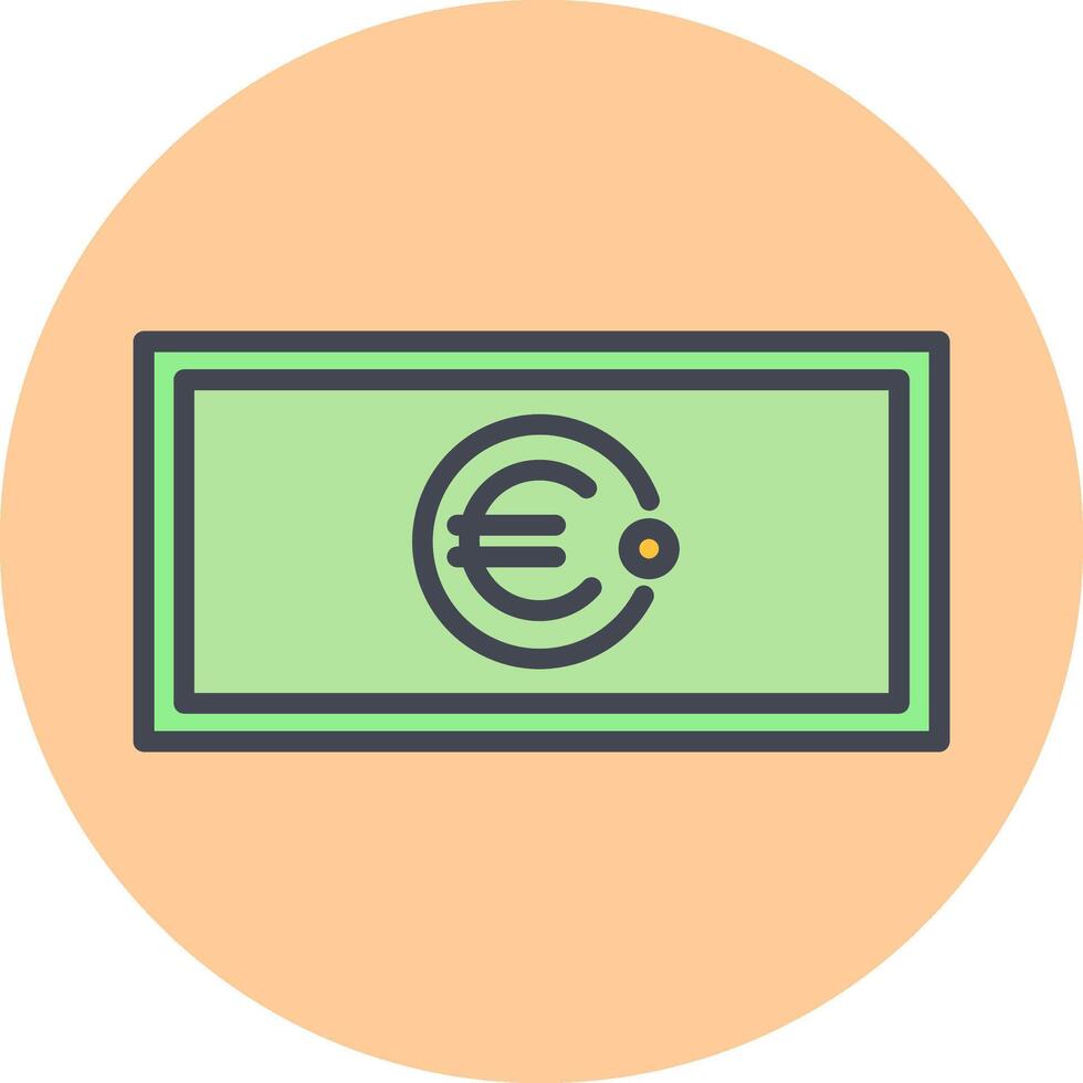 icono de vector de euro