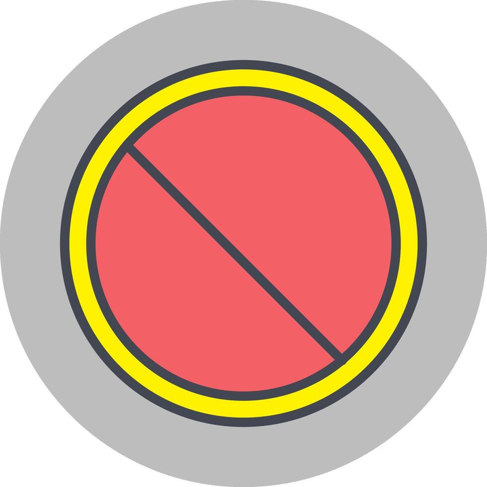 Prohibited Vector Icon
