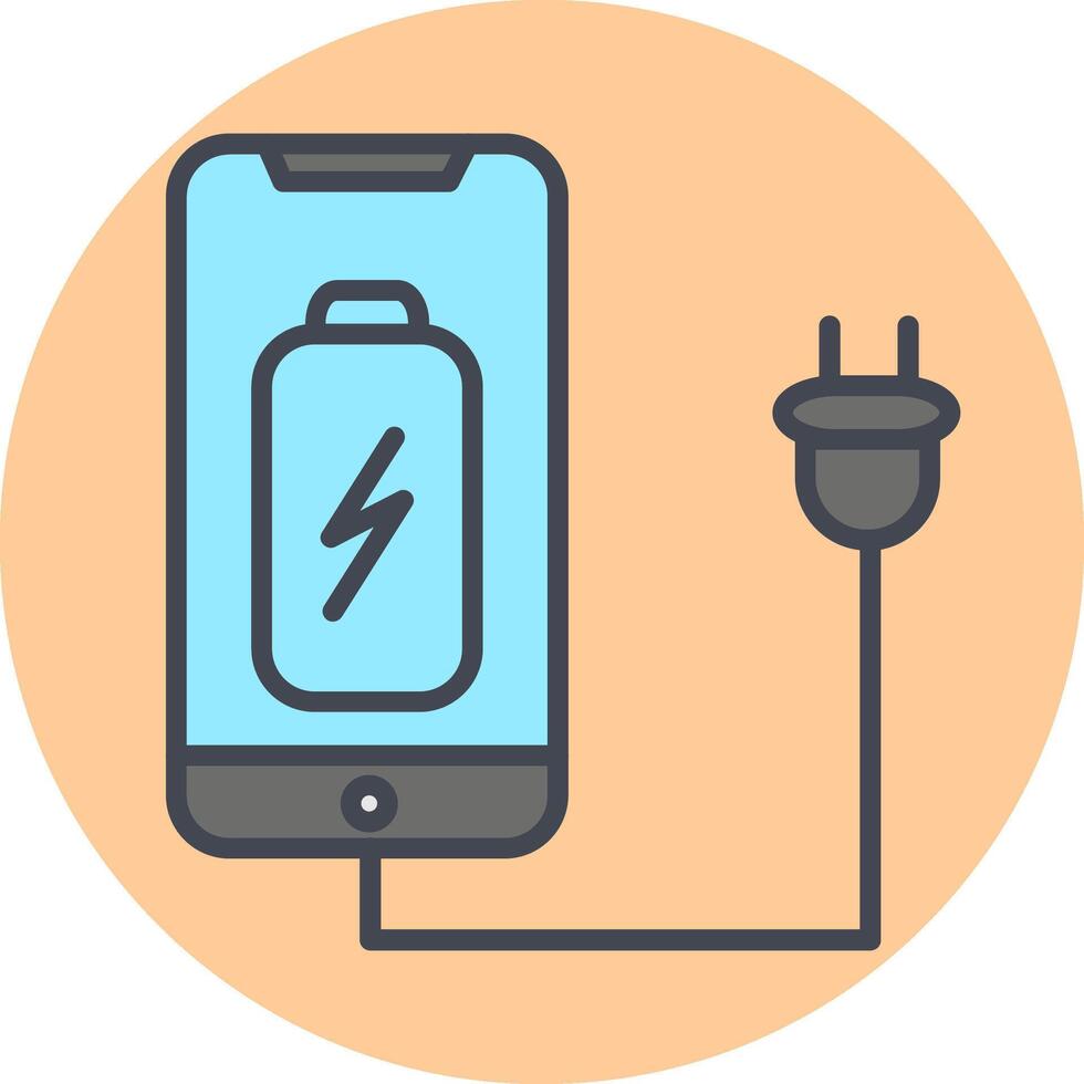 Cell and Plug Vector Icon