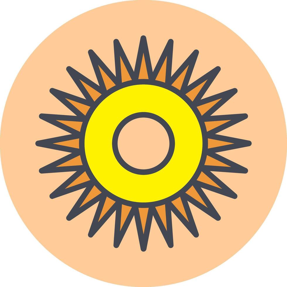 Optical Radiation Vector Icon