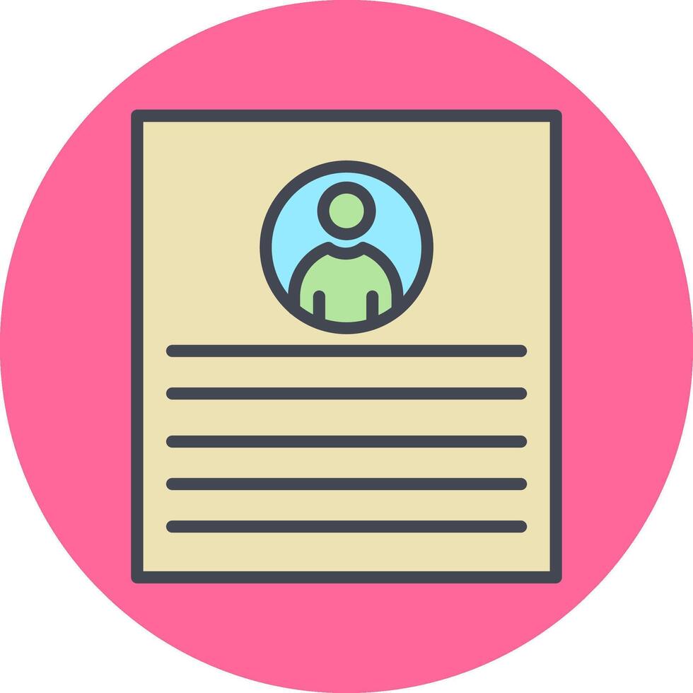 Client Profile Vector Icon