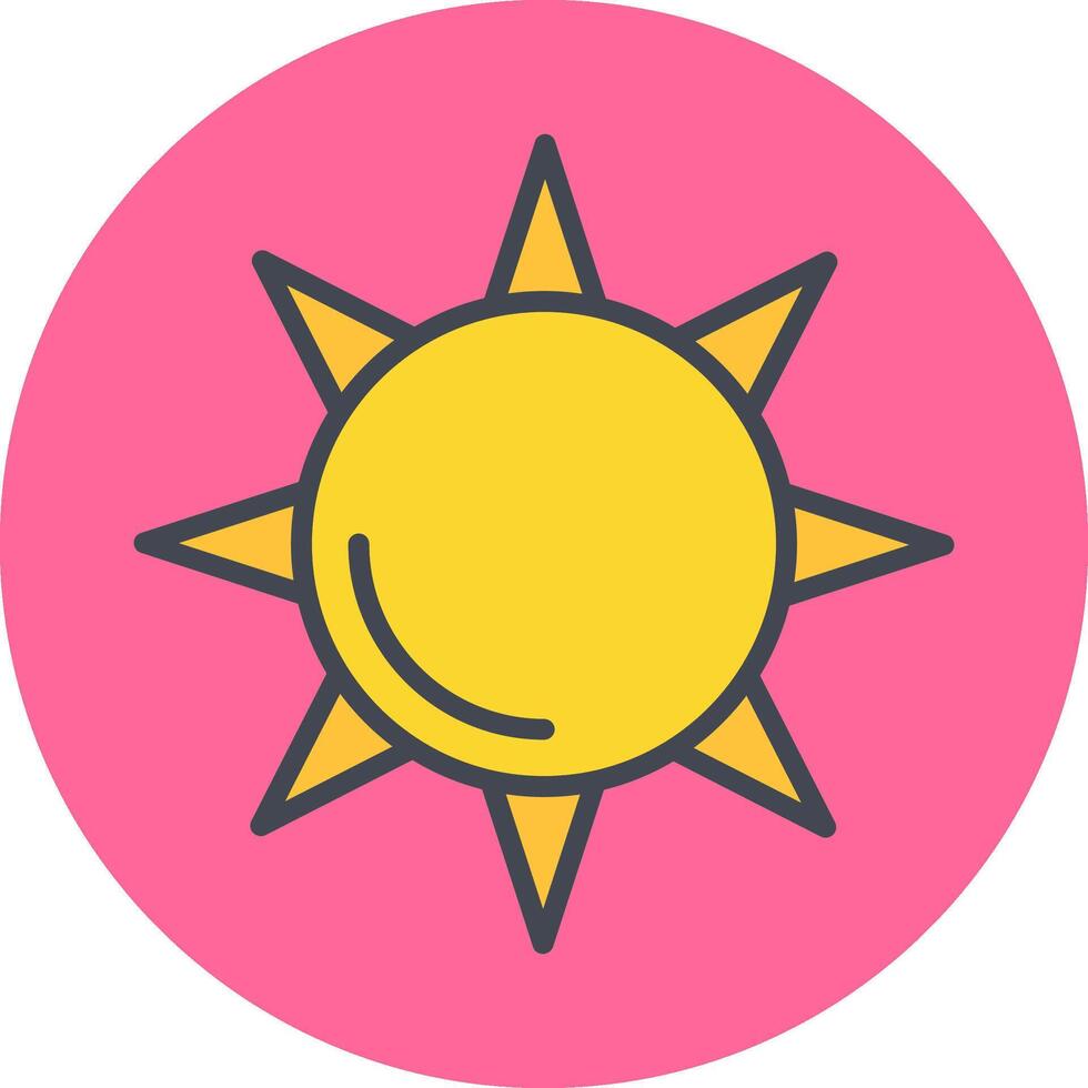 Sun II Vector Icon