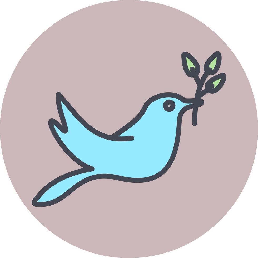 Cute Bird Vector Icon