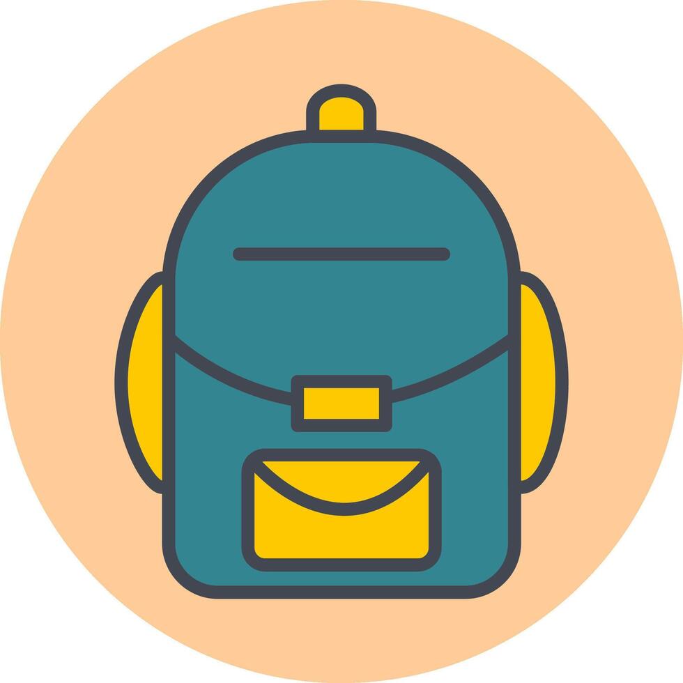 Backpack Vector Icon