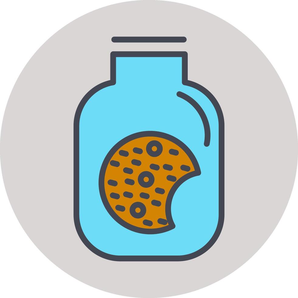 Cookie Jar Vector Icon